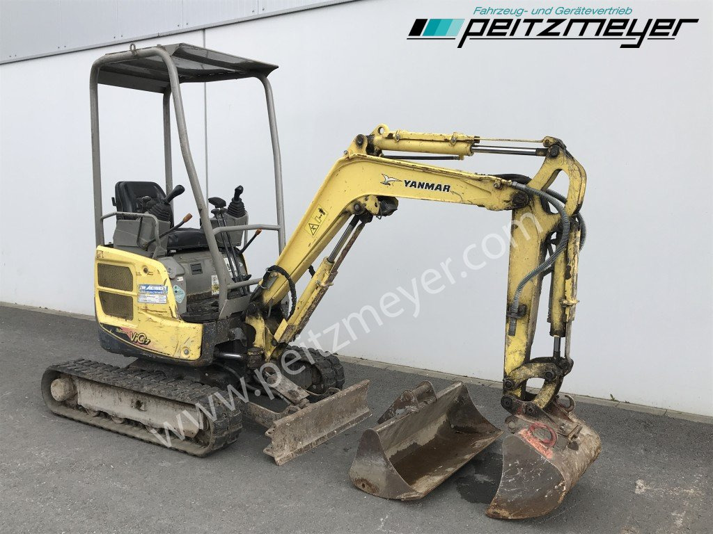 YANMAR MINIBAGGER Vio 17 verstellbares Fahrwerk Schnellwechsler mit 60 er und 100 Löffel - Mini excavator: picture 2 YANMAR MINIBAGGER Vio 17 verstellbares Fahrwerk Schnellwechsler mit 60 er und 100 Löffel - Mini excavator: picture 2