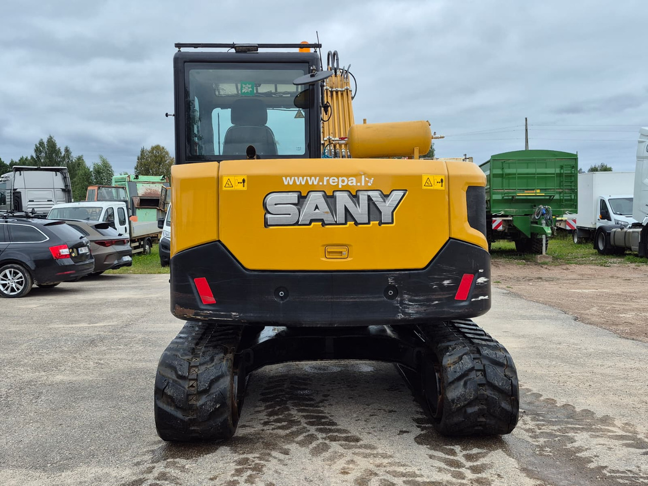 SANY SY80U, with tree shear TMK300 - Crawler excavator: picture 3 SANY SY80U, with tree shear TMK300 - Crawler excavator: picture 3