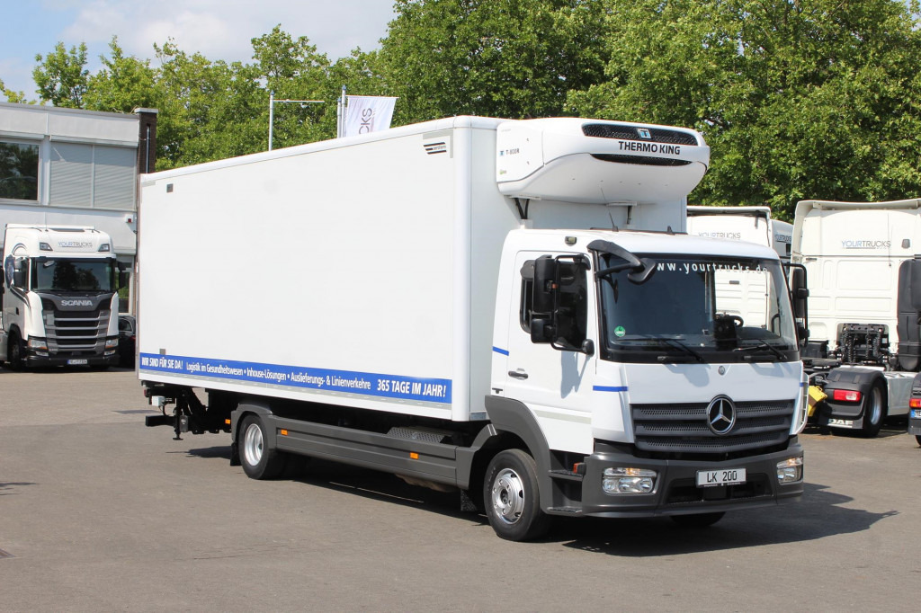 Refrigerator truck Mercedes-Benz Atego 1221 E6  TK T-800 R   Strom   Türen+LBW: picture 9