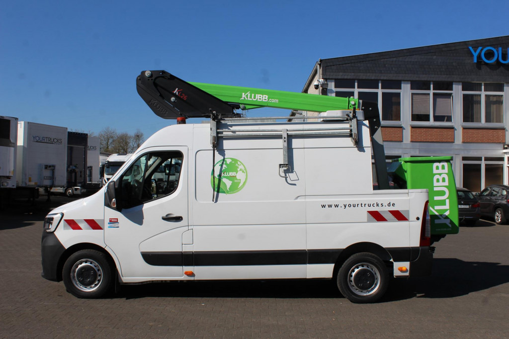 Truck mounted aerial platform Renault Master 145 E6  Klubb KL-26  12m  Kamera Klima AHK: picture 13