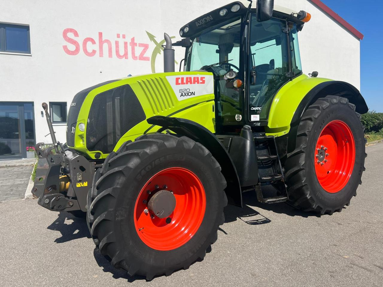 CLAAS Axion 820 CMATIC, FZW, FKH, TOP - Farm tractor: picture 1 CLAAS Axion 820 CMATIC, FZW, FKH, TOP - Farm tractor: picture 1