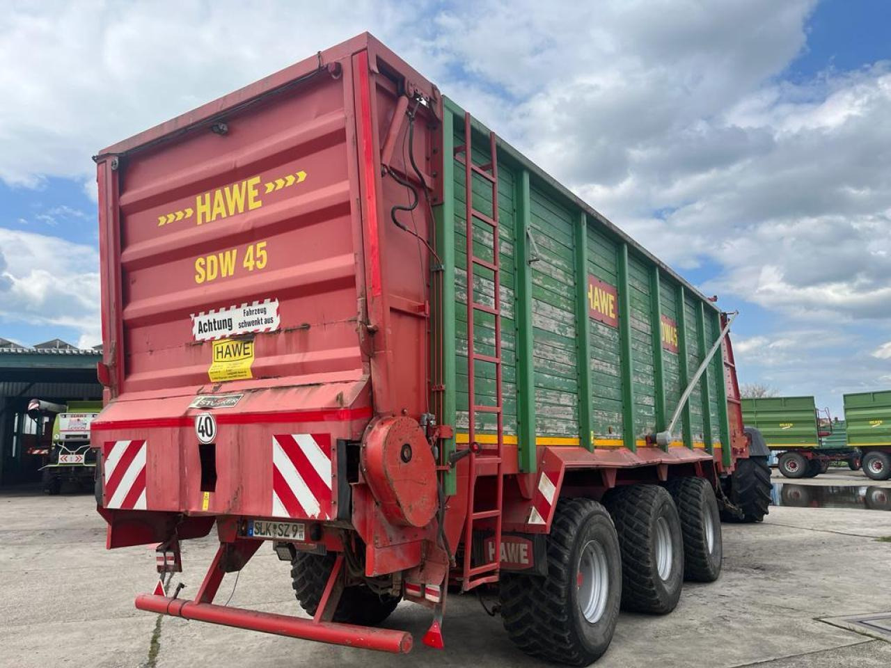 HAWE Tridem SDW 45T mit Heckentleerung - Farm tipping trailer/ Dumper: picture 3 HAWE Tridem SDW 45T mit Heckentleerung - Farm tipping trailer/ Dumper: picture 3