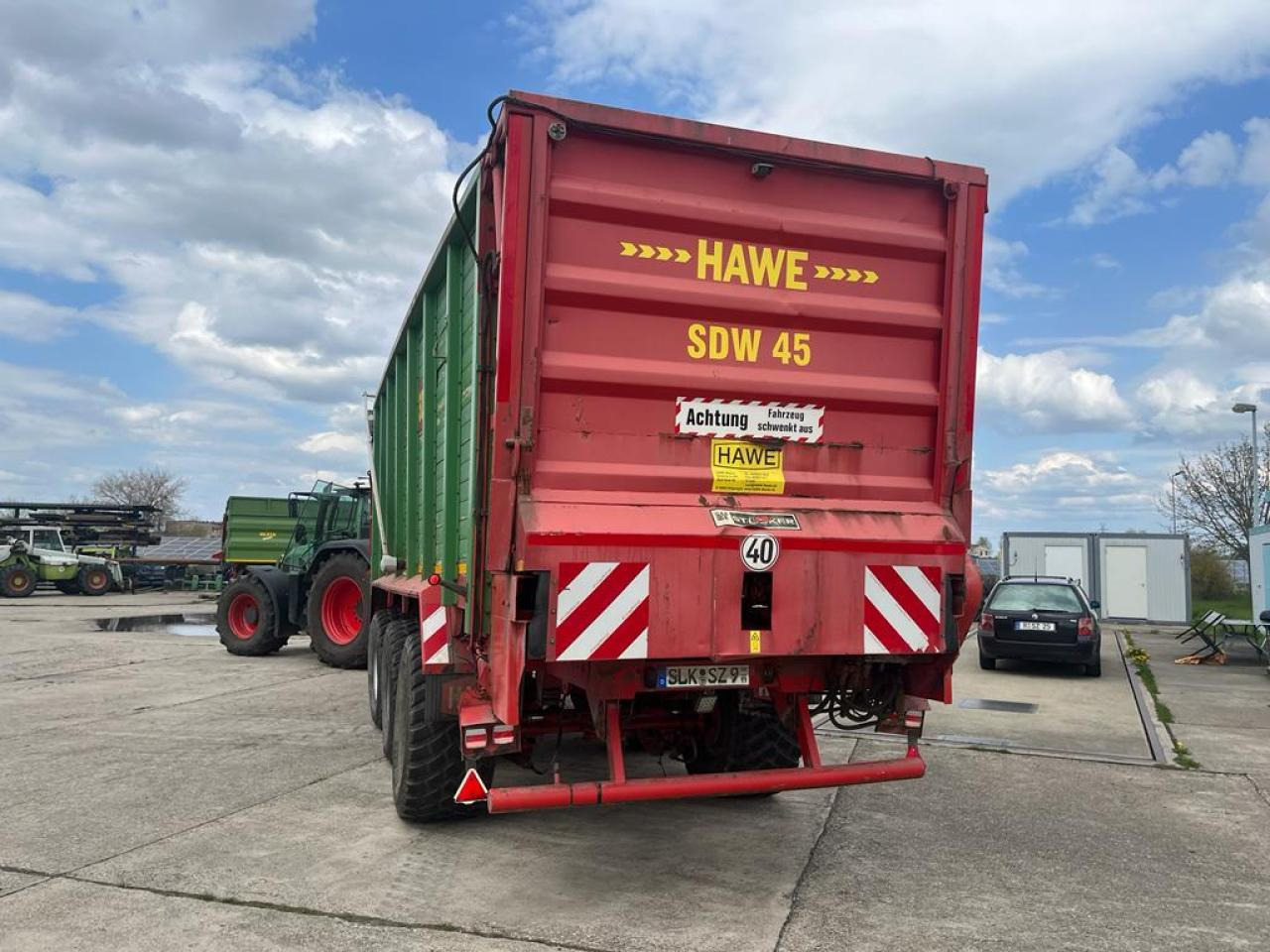 HAWE Tridem SDW 45T mit Heckentleerung - Farm tipping trailer/ Dumper: picture 5 HAWE Tridem SDW 45T mit Heckentleerung - Farm tipping trailer/ Dumper: picture 5