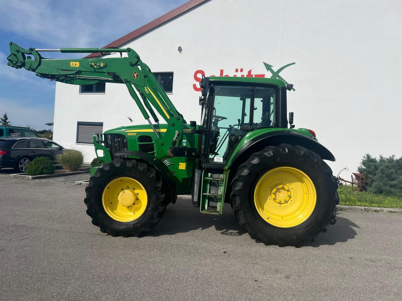 John Deere 6830 mit Frontlader 683 - Farm tractor: picture 2 John Deere 6830 mit Frontlader 683 - Farm tractor: picture 2