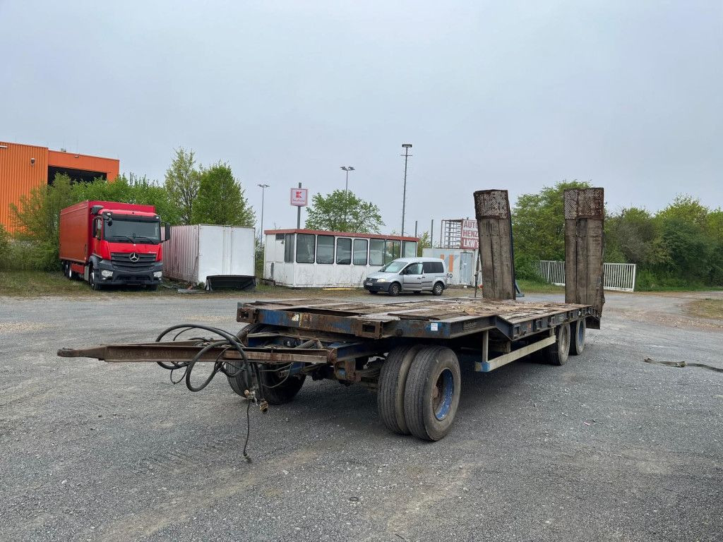 Goldhofer Tieflader TU 3-24/80 Tiefladeranhänger Rampen - Low loader trailer: picture 1 Goldhofer Tieflader TU 3-24/80 Tiefladeranhänger Rampen - Low loader trailer: picture 1