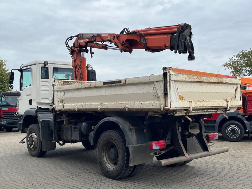 Tipper, Crane truck MAN TG-M 18.290 4x4 BB 2-Achs Allradkipper Kran Atlas 105+Funk: picture 6