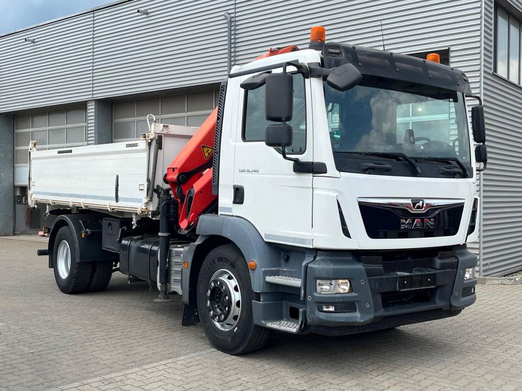 MAN TG-M 18.340 4x2 2-Achs Kipper Kran Palf. PK 13001 KA - Tipper, Crane truck: picture 5 MAN TG-M 18.340 4x2 2-Achs Kipper Kran Palf. PK 13001 KA - Tipper, Crane truck: picture 5