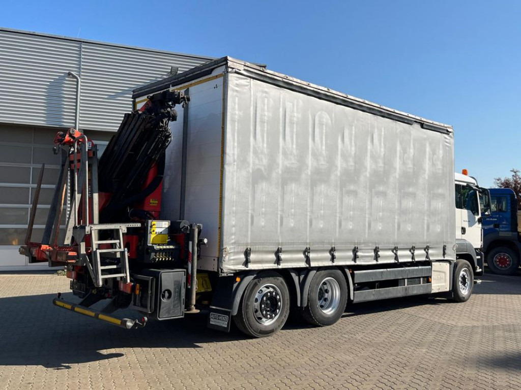 Dropside/ Flatbed truck, Crane truck MAN TG-S 26.400 6x2-2 BL Pritsche Heckkran 5xhydr.Ausschub, Funk: picture 10 Dropside/ Flatbed truck, Crane truck MAN TG-S 26.400 6x2-2 BL Pritsche Heckkran 5xhydr.Ausschub, Funk: picture 10