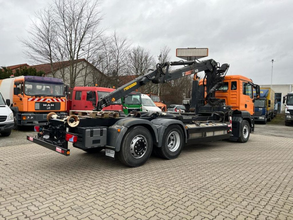 MAN TG-S 26.400 6x4H-2 BL Abrollkipper mit Kran Lift - Hook lift truck, Crane truck: picture 5 MAN TG-S 26.400 6x4H-2 BL Abrollkipper mit Kran Lift - Hook lift truck, Crane truck: picture 5