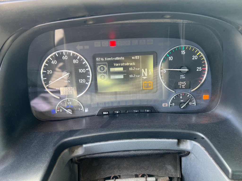 Hook lift truck, Crane truck MERCEDES-BENZ Actros 2541 L6x2 Abrollkipper mit Kran Funk+Greiferst: picture 8