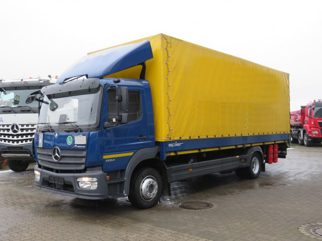 MERCEDES-BENZ Atego 1224 L  Pritsche LBW LBW 1.5to - Curtainsider truck: picture 1 MERCEDES-BENZ Atego 1224 L  Pritsche LBW LBW 1.5to - Curtainsider truck: picture 1