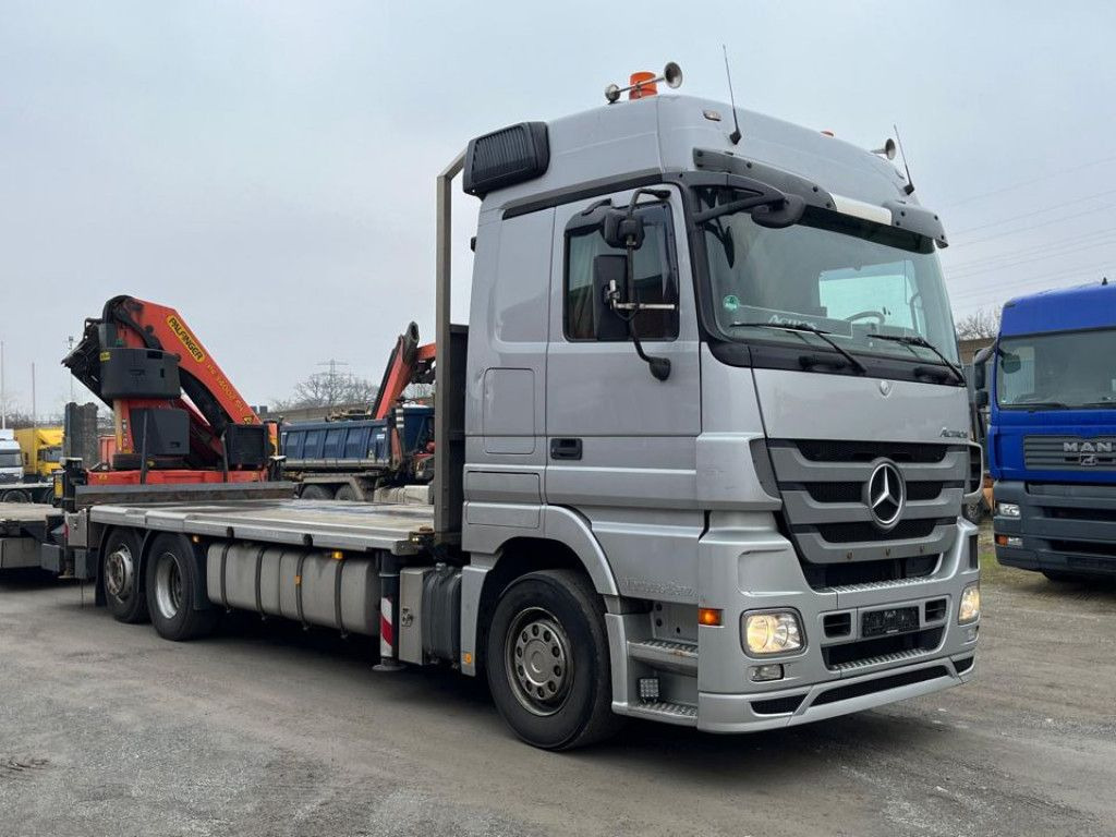 Mercedes-Benz Actros 2541 Pritsche Heckkran Palfinger PK 34002 - Crane truck, Dropside/ Flatbed truck: picture 2 Mercedes-Benz Actros 2541 Pritsche Heckkran Palfinger PK 34002 - Crane truck, Dropside/ Flatbed truck: picture 2