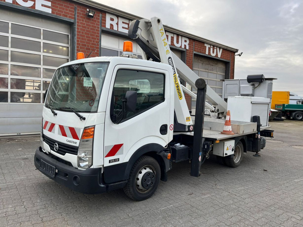NISSAN (E) Cabstar 35.13 Hubarbeitsbühne Palfinger 14mtr - Truck mounted aerial platform: picture 1 NISSAN (E) Cabstar 35.13 Hubarbeitsbühne Palfinger 14mtr - Truck mounted aerial platform: picture 1