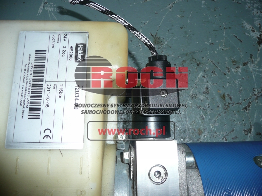 HALDEX HE2000 12034-00 24V 3,2cc + 24MA42S-WAL + 12010-001140 - Hydraulic pump for Construction machinery: picture 2 HALDEX HE2000 12034-00 24V 3,2cc + 24MA42S-WAL + 12010-001140 - Hydraulic pump for Construction machinery: picture 2