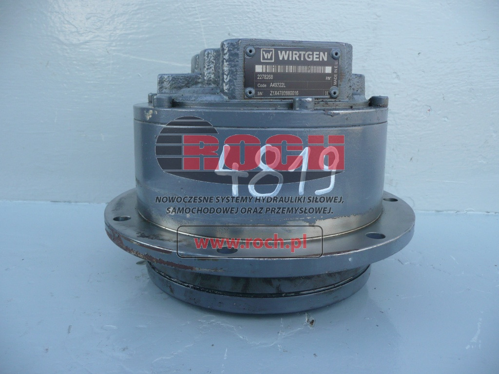 WIRTGEN 2278268 A49322L - Hydraulic motor: picture 1 WIRTGEN 2278268 A49322L - Hydraulic motor: picture 1