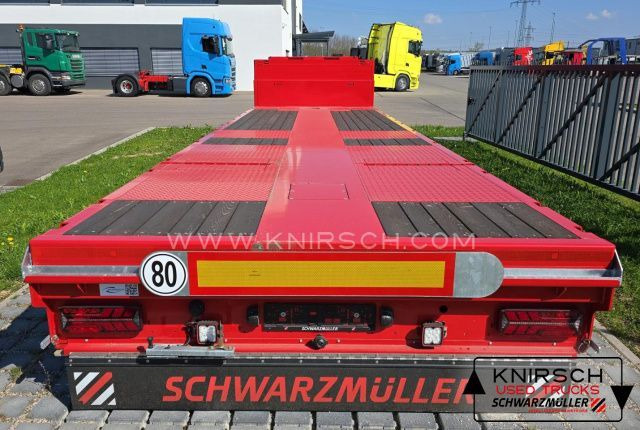 Schwarzmüller Tieflader ausziehbar gelenkt - Low loader semi-trailer: picture 4 Schwarzmüller Tieflader ausziehbar gelenkt - Low loader semi-trailer: picture 4