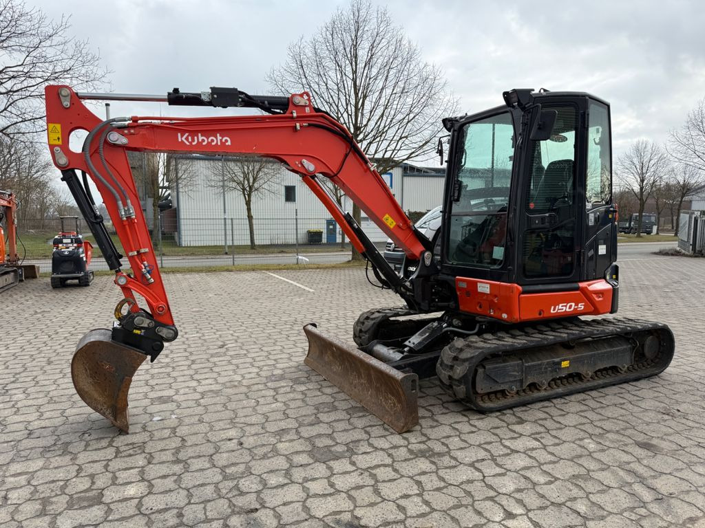 Kubota U50-5, BJ 22, 510 BH, ZH I+II, MS08, Tieflöffel - Mini excavator: picture 1 Kubota U50-5, BJ 22, 510 BH, ZH I+II, MS08, Tieflöffel - Mini excavator: picture 1