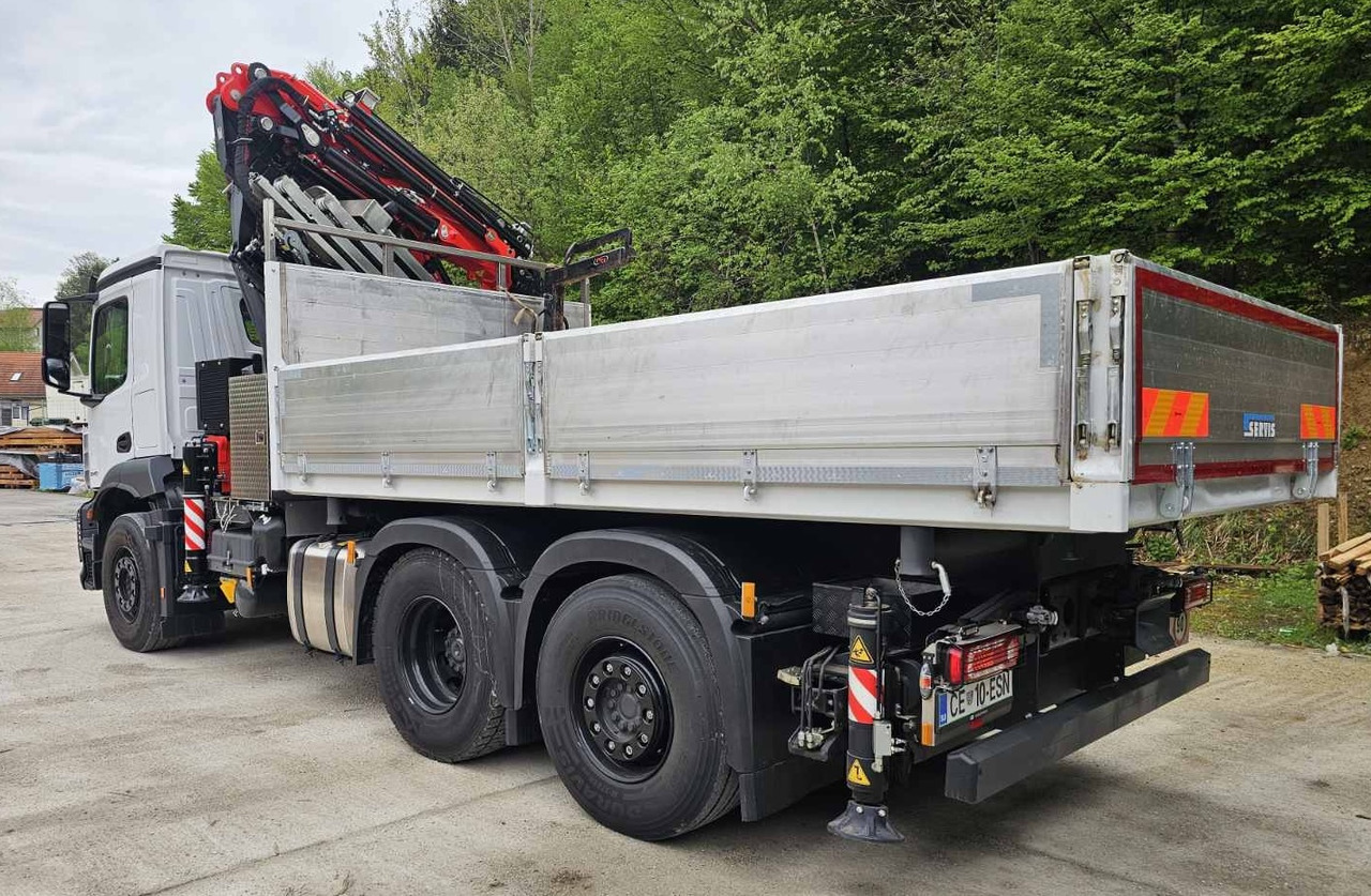 MERCEDES-BENZ Hiab Palfinger Fassi F545-6 JIB-6 - Tipper: picture 4 MERCEDES-BENZ Hiab Palfinger Fassi F545-6 JIB-6 - Tipper: picture 4