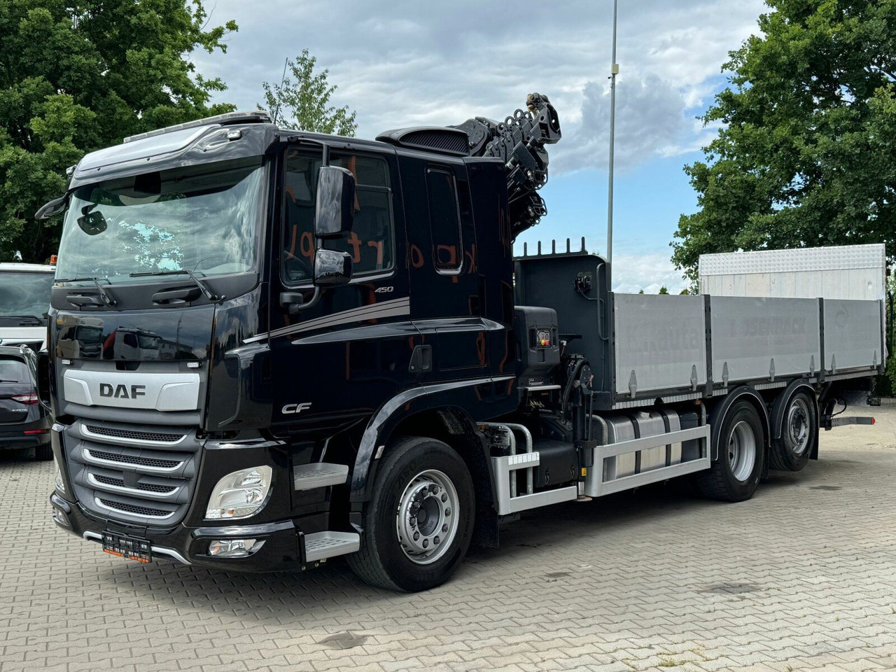 DAF CF 450 FAN 6x2 Pritsche mit Kran HIAB 188 E-6 - Dropside/ Flatbed truck, Crane truck: picture 3 DAF CF 450 FAN 6x2 Pritsche mit Kran HIAB 188 E-6 - Dropside/ Flatbed truck, Crane truck: picture 3
