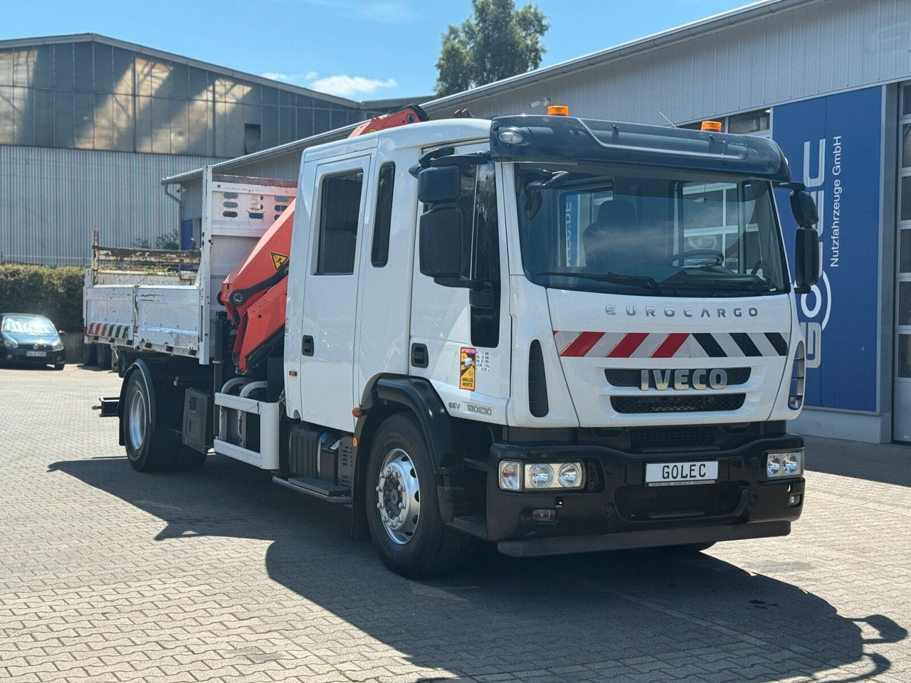 Iveco ML180E 4x2 DOKA Euro 5 Kipper Kran PK16001K-B - Crane truck: picture 1 Iveco ML180E 4x2 DOKA Euro 5 Kipper Kran PK16001K-B - Crane truck: picture 1