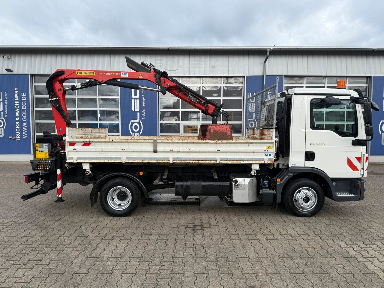 MAN TGL 8.220 4x2 Kipper Kran Palfinger 7.001-K A - Tipper van: picture 2 MAN TGL 8.220 4x2 Kipper Kran Palfinger 7.001-K A - Tipper van: picture 2