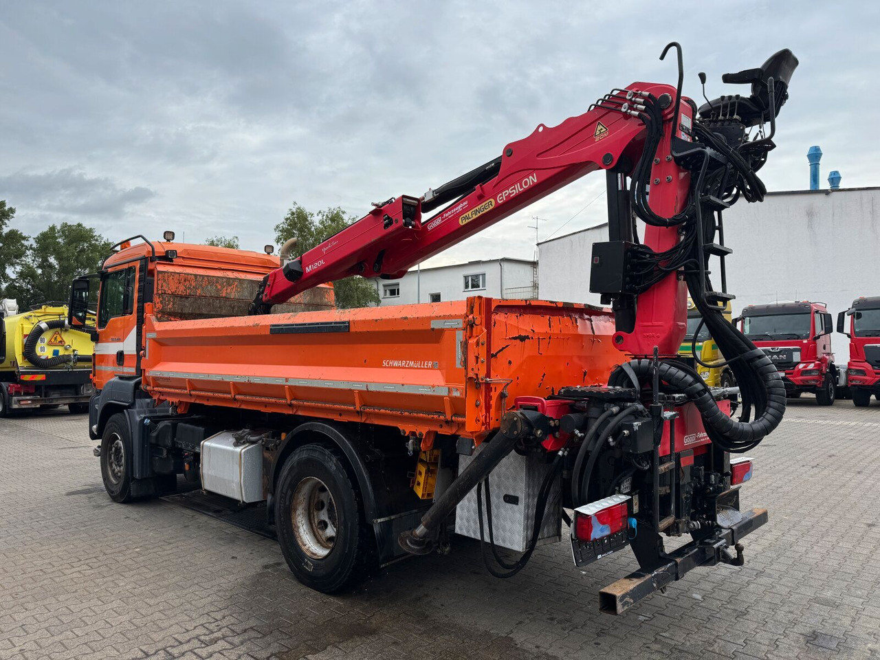 MAN TGS 18.400 4x2 Kipper Bordmatic Kran Palfinger - Tipper, Crane truck: picture 5 MAN TGS 18.400 4x2 Kipper Bordmatic Kran Palfinger - Tipper, Crane truck: picture 5
