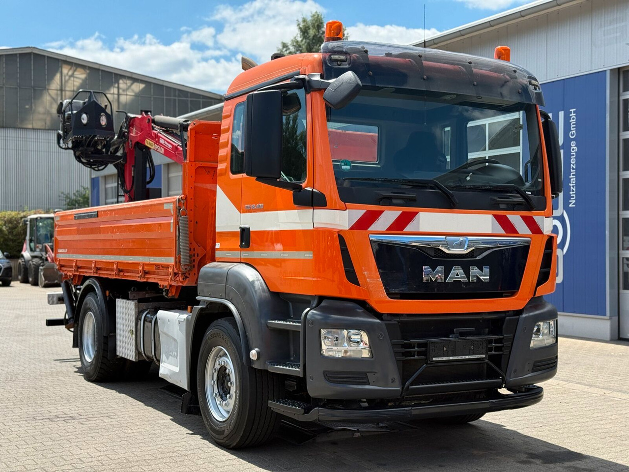 MAN TGS 18.400 4x2 Kipper Bordmatic Kran Palfinger - Tipper, Crane truck: picture 1 MAN TGS 18.400 4x2 Kipper Bordmatic Kran Palfinger - Tipper, Crane truck: picture 1