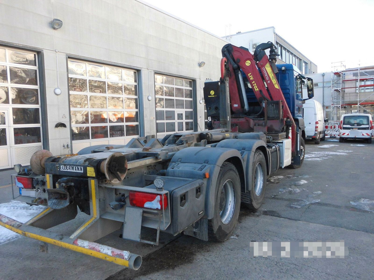 MAN TGS 28.480 6x4 Abrollkipper + Kran bis 4,63 T - Crane truck: picture 3 MAN TGS 28.480 6x4 Abrollkipper + Kran bis 4,63 T - Crane truck: picture 3