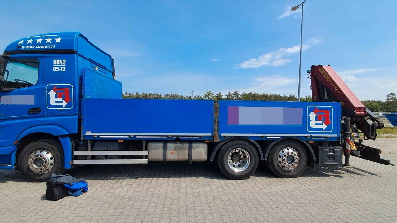 Mercedes-Benz ACTROS 2545 6x2 Pritsche Kran Palfinger PK20001K - Dropside/ Flatbed truck, Crane truck: picture 2 Mercedes-Benz ACTROS 2545 6x2 Pritsche Kran Palfinger PK20001K - Dropside/ Flatbed truck, Crane truck: picture 2