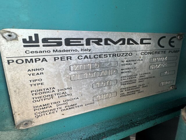 Mercedes-Benz AROCS 5051 10x6 Euro 6 Betonpumpe SERMAC 6RZ56 on lease Mercedes-Benz AROCS 5051 10x6 Euro 6 Betonpumpe SERMAC 6RZ56: picture 6