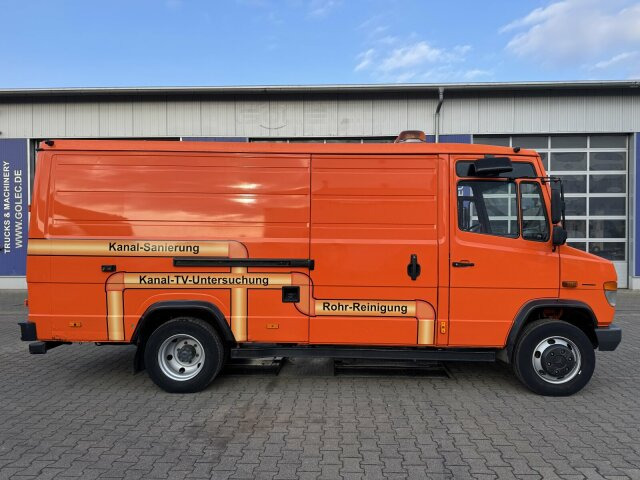 Vacuum truck Mercedes-Benz Vario 818D Kanalreiniger Rockstroh Drain Jet 100: picture 10