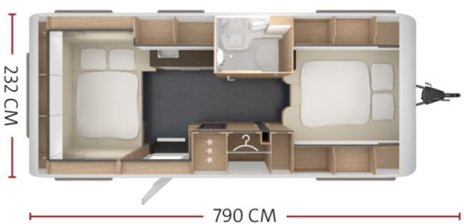 Tabbert PEP PANTIGA 550 E Leichter Hagel Bugfront - Caravan: picture 2 Tabbert PEP PANTIGA 550 E Leichter Hagel Bugfront - Caravan: picture 2