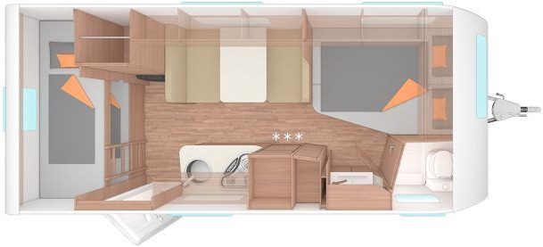 Weinsberg CaraOne 500 FDK Auflastung 1700 kg - Caravan: picture 2 Weinsberg CaraOne 500 FDK Auflastung 1700 kg - Caravan: picture 2