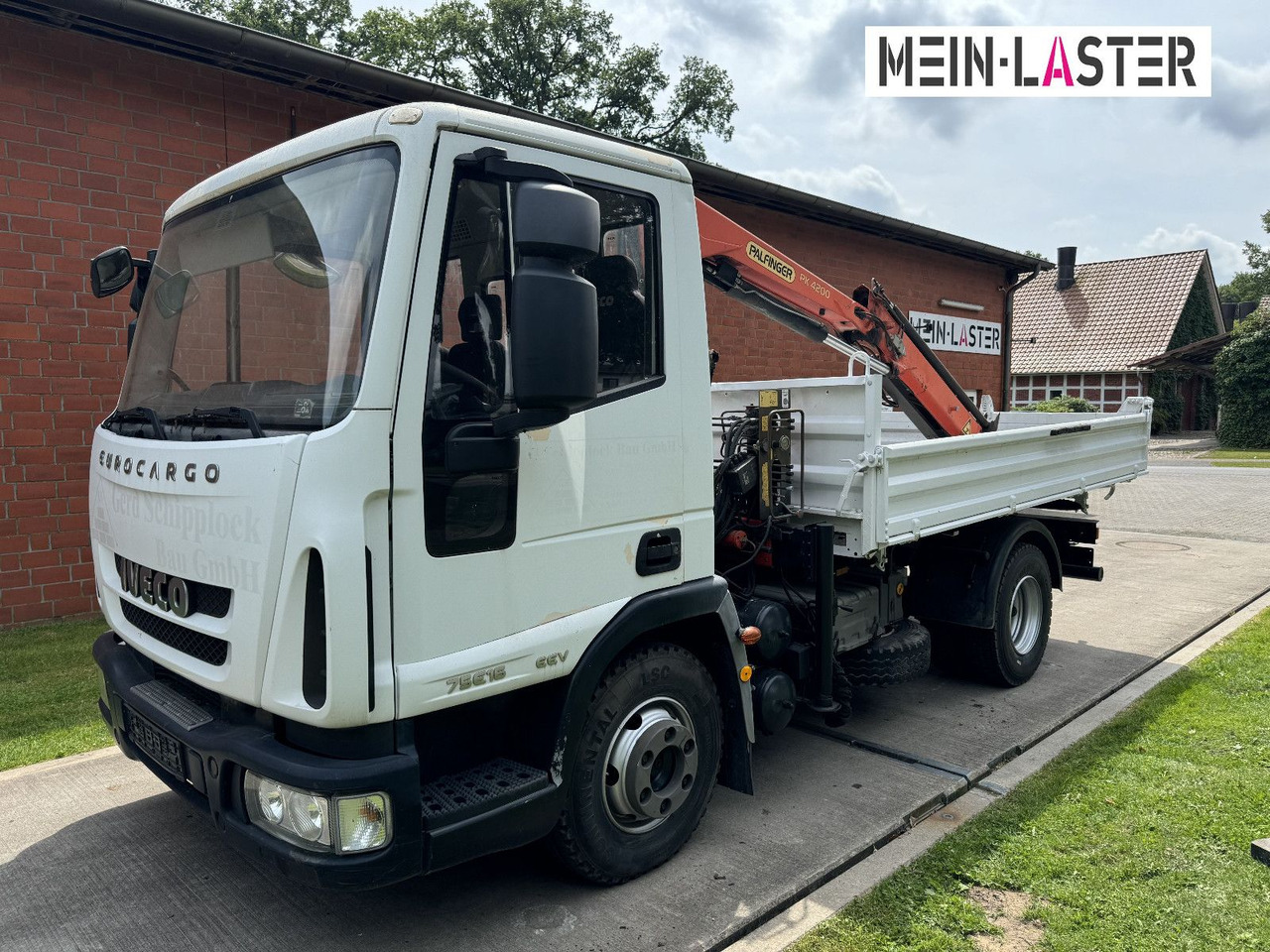 Tipper van Iveco ML75E16 3 S-Kipper Kran PK  9,4m-550 kg Greifer: picture 8