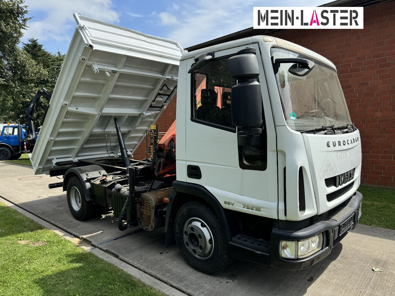 Tipper van Iveco ML75E16 3 S-Kipper Kran PK  9,4m-550 kg Greifer: picture 14