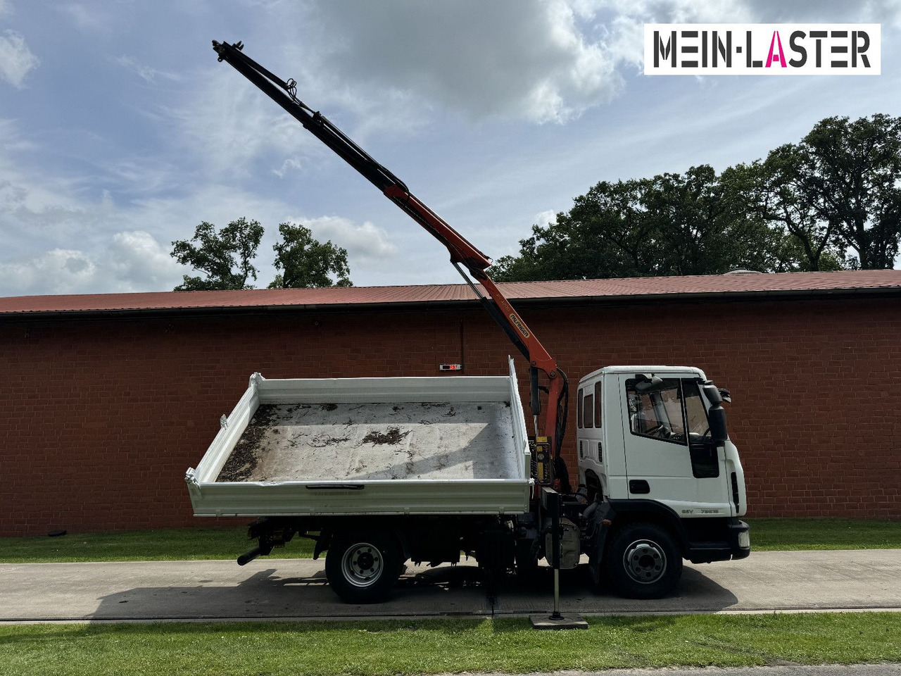 Tipper van Iveco ML75E16 3 S-Kipper Kran PK  9,4m-550 kg Greifer: picture 18