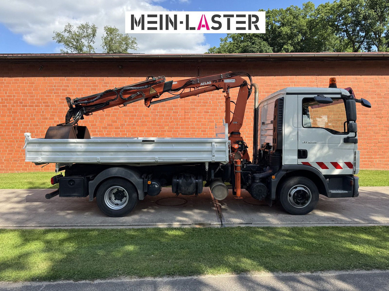 MAN TGL 8.150 3 S-Kipper Atlas 75 10m -1t. Funk FB - Tipper van: picture 5 MAN TGL 8.150 3 S-Kipper Atlas 75 10m -1t. Funk FB - Tipper van: picture 5