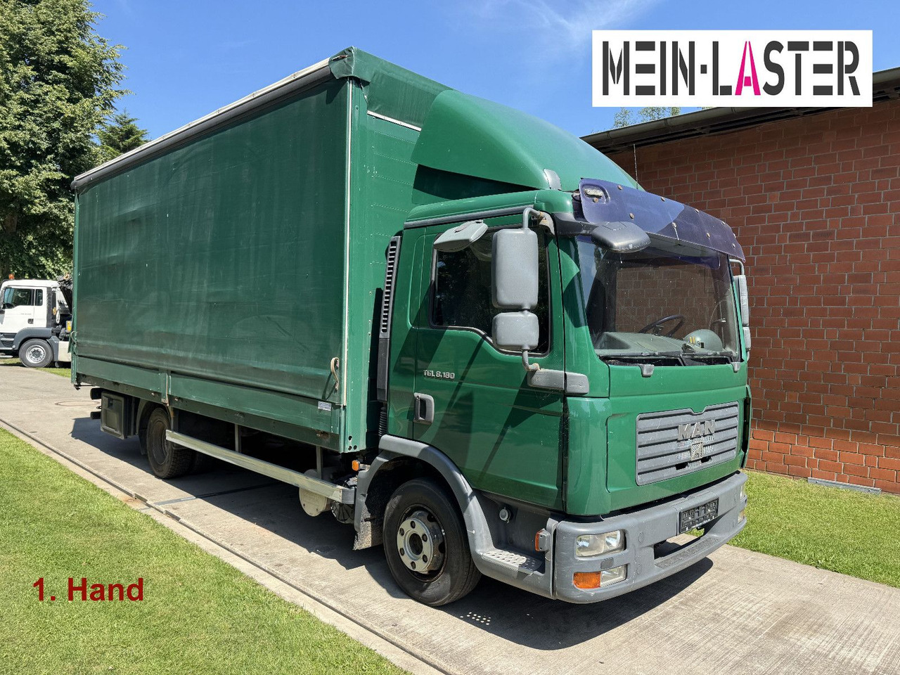 MAN TGL 8.180 2x AHK 1. Hand Edschaplane R+L - Curtain side van: picture 1 MAN TGL 8.180 2x AHK 1. Hand Edschaplane R+L - Curtain side van: picture 1