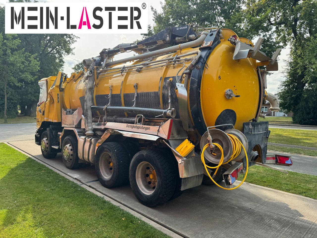 Vacuum truck Scania G 450 8x4 Kaiser Twister Komfort V2A Funk: picture 11