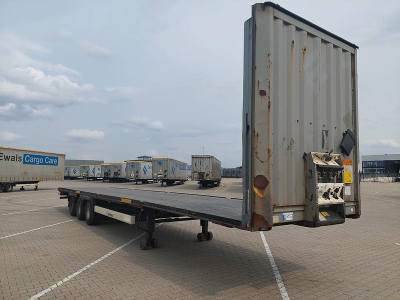 Krone 12x 2015 MEGA P400 HUCKEPACK FLAT + 2 x Stacks van 2x 2015 MEGA P400 HUCKEPACK - Dropside/ Flatbed semi-trailer: picture 1 Krone 12x 2015 MEGA P400 HUCKEPACK FLAT + 2 x Stacks van 2x 2015 MEGA P400 HUCKEPACK - Dropside/ Flatbed semi-trailer: picture 1