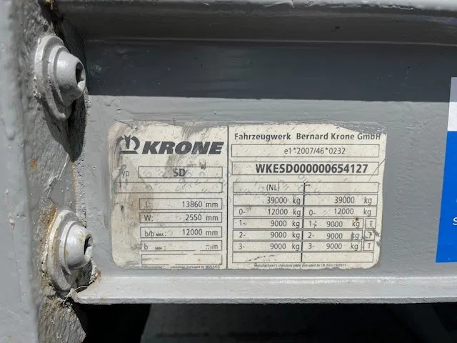 Krone 2x stack of 4x mega flat trailer - Dropside/ Flatbed semi-trailer: picture 3 Krone 2x stack of 4x mega flat trailer - Dropside/ Flatbed semi-trailer: picture 3