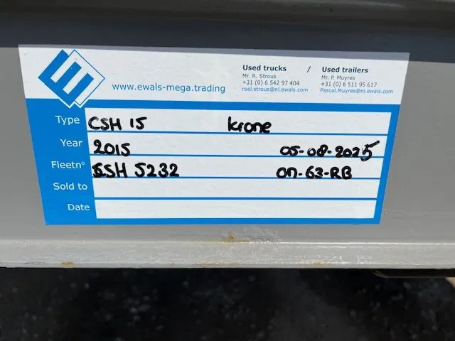 Krone 5x 2015 MEGA P400 HUCKEPACK FLAT - Dropside/ Flatbed semi-trailer: picture 2 Krone 5x 2015 MEGA P400 HUCKEPACK FLAT - Dropside/ Flatbed semi-trailer: picture 2