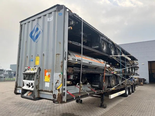 Krone multiple 2014 & 2015 XL P400 mega huckepack curtain sided trailer stacks - Closed box semi-trailer: picture 4 Krone multiple 2014 & 2015 XL P400 mega huckepack curtain sided trailer stacks - Closed box semi-trailer: picture 4