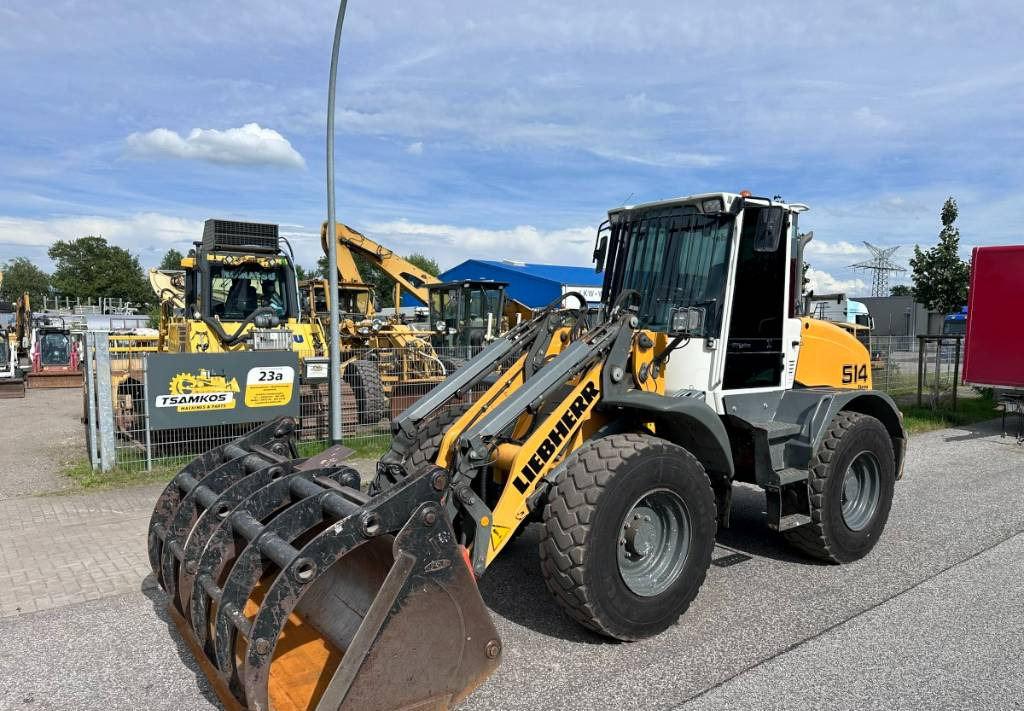 Liebherr L 514 Stereo +30 Kmh Klima 3er Kreis Greifschaufel - Wheel loader: picture 3 Liebherr L 514 Stereo +30 Kmh Klima 3er Kreis Greifschaufel - Wheel loader: picture 3