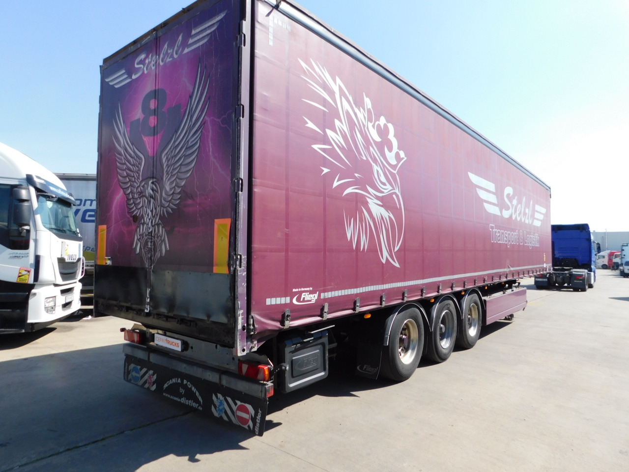 Fliegl Sds 390 - Curtainsider semi-trailer: picture 3 Fliegl Sds 390 - Curtainsider semi-trailer: picture 3