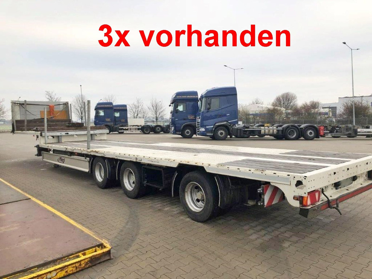 Fliegl SDS 390 SDS 390, 3x VORHANDEN! - Low loader semi-trailer: picture 1 Fliegl SDS 390 SDS 390, 3x VORHANDEN! - Low loader semi-trailer: picture 1