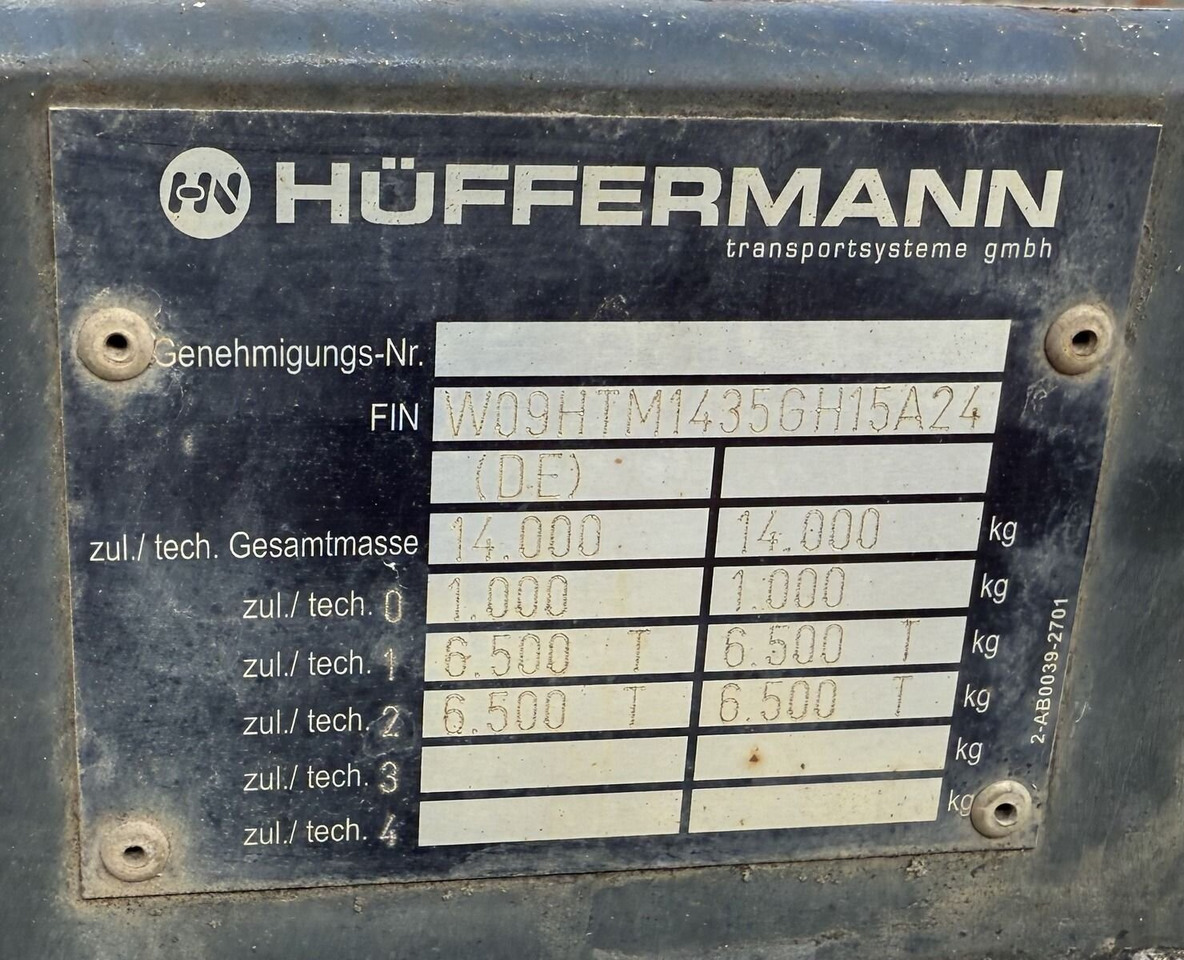 HTM 13.35 P HTM 13.35 P Absetzanhänger - Dropside/ Flatbed trailer: picture 3 HTM 13.35 P HTM 13.35 P Absetzanhänger - Dropside/ Flatbed trailer: picture 3