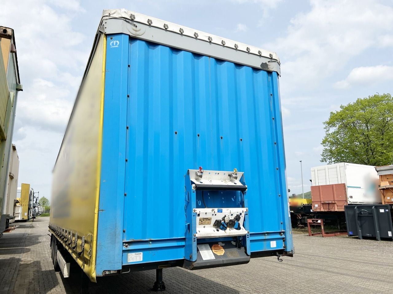 Curtainsider semi-trailer Krone SDP 27 SDP 27 , Edscha-Verdeck: picture 11
