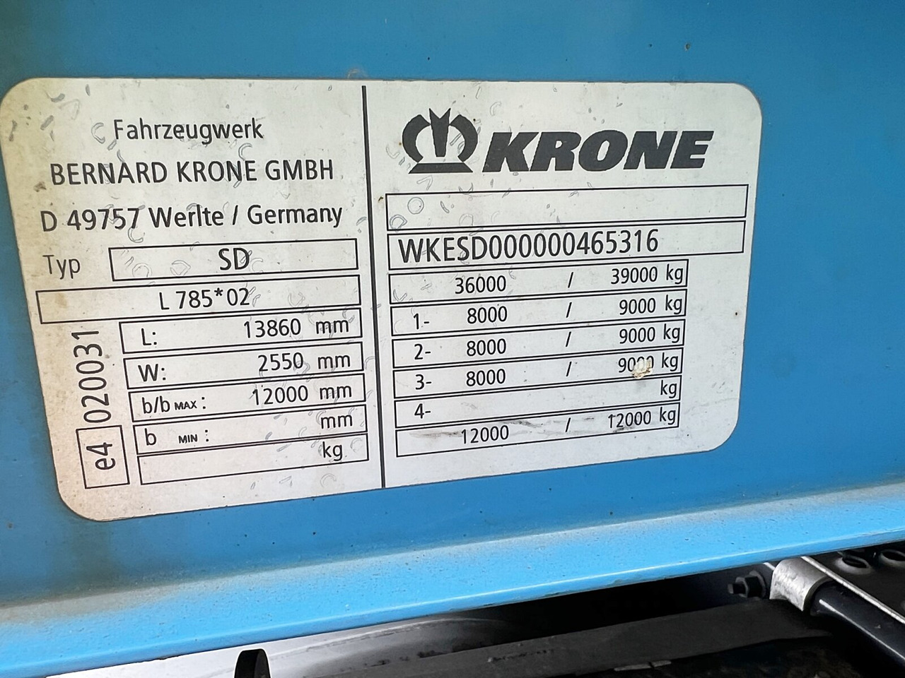 Curtainsider semi-trailer Krone SDP 27 SDP 27 , Edscha-Verdeck: picture 6