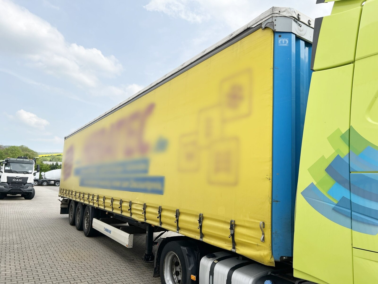 Curtainsider semi-trailer Krone SDP 27 SDP 27 , Edscha-Verdeck: picture 7